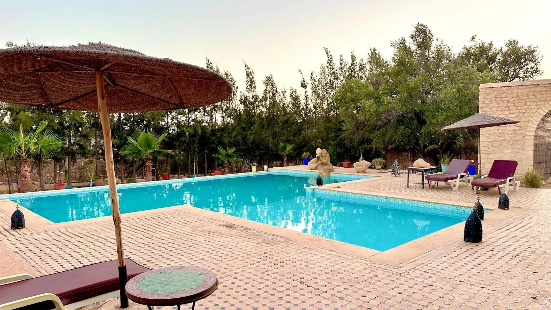 Quiet Oasis Luxury Stone Villa With Panoramic Views Near Essaouira