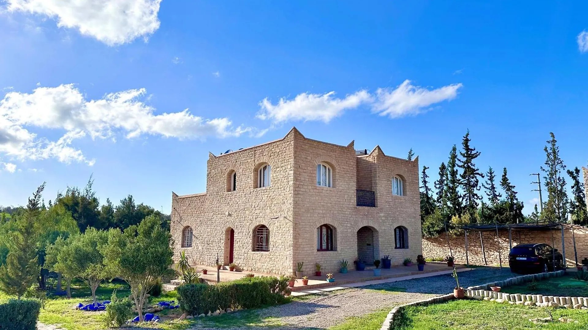 Quiet Oasis Luxury Stone Villa With Panoramic Views Near Essaouira location